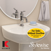 Keeney Mfg 1-1/4 x 8" Vessel Bathroom Sink Pop-Up Drain, Brushed Nickel 1686KDSBN